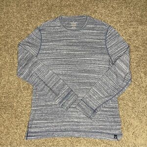 American Eagle heathered Crewneck men’s‎ large pullover shirt blue athletic